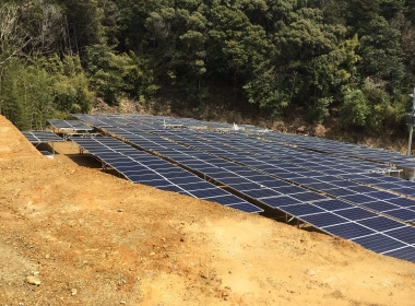 宮崎県清武発電所施工後画像