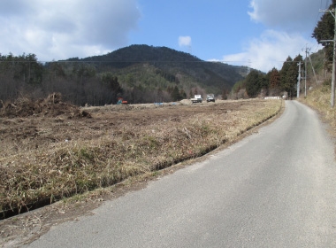 東広島市高野町造成工事施工前画像