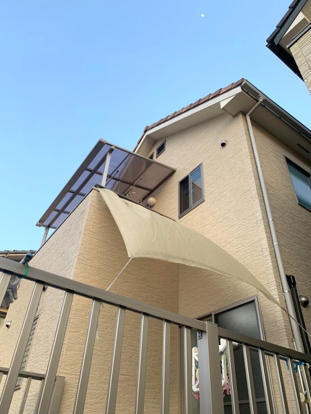 S様邸外壁塗装工事施工前画像