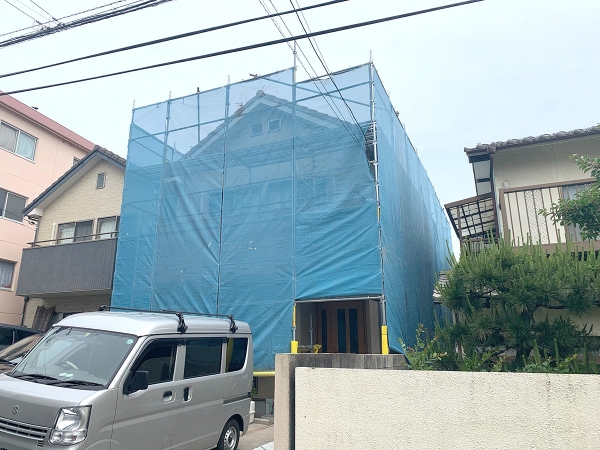 S様邸外壁塗装工事施工前画像