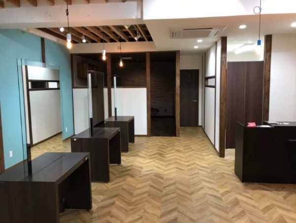 tempohair店舗改修工事施工後画像