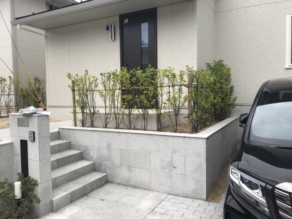 K様邸外構工事施工前画像